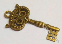 Ключ старовинний №6 (сова) бронза