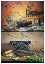 Декупажна карта - старовинні предмети 10-411, формат А4, 60 г/м2