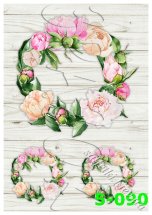 Декупажна карта - віночки 5-090, формат А4, 60 г/м2