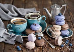 Декупажна карта - кава з солодощами CF045, формат А4, 60 г/м2