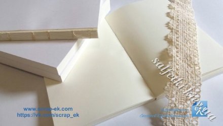 Блок для блокнота чистый, молочный формат А6