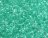 Бисер Preciosa 10/0, № 38258 Прозрачный с цветной полосой внутри, Светло-Бирюзовый, Круглый 10г.