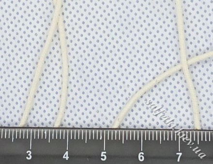 Гніт для свічок бавовняний плетений 1 мм (1 метр)