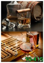 Декупажна карта - келих та сигара 10-415, формат А4, 60 г/м2