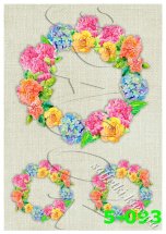 Декупажна карта - віночки 5-093, формат А4, 60 г/м2