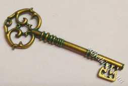 Ключ старовинний №10 бронза з патиною