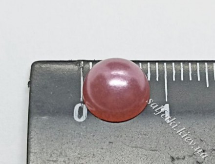 Напівбусини тьмяно-рожеві перламутрові 8 мм (20 шт)