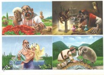 Декупажна карта - веселі картинки 3-595, формат А4, 60 г/м2