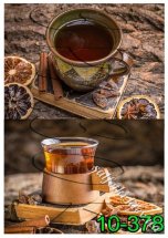 Декупажна карта - чай з корицею 10-378, формат А4, 60 г/м2
