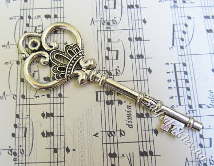 Ключ старовинний №4 срібло