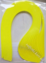 Папір для квілінгу жовтий неон 10м, 80 г/м2