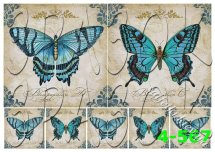 Декупажна карта - метелики 4-567, формат А4, 60 г/м2