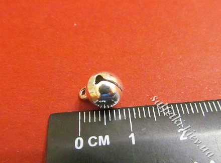 Бубонець круглий 8 мм (колір - срібло) (10шт)