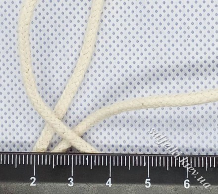 Гніт для свічок бавовняний плетений 3 мм (1 метр)