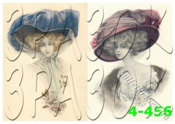 Декупажна карта - дівчата 4-456, формат А4, 60 г/м2