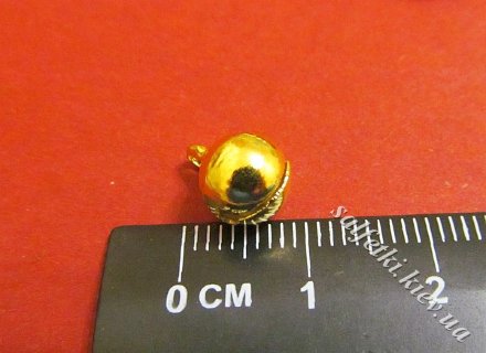 Бубонець круглий 8 мм (колір - золото) (10шт)
