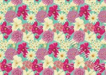 Декупажна карта - квітковий фон BG078, формат А4, 60 г/м2