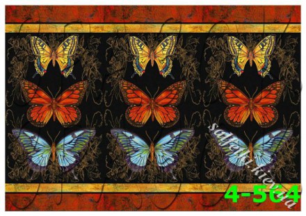 Декупажна карта - метелики 4-564, формат А4, 60 г/м2