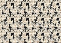 Декупажна карта - прогулянка BG079, формат А4, 60 г/м2