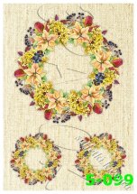 Декупажна карта - віночки 5-099, формат А4, 60 г/м2