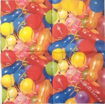 Серветка colourful balloons 33 х 33 см (ТС4291)
