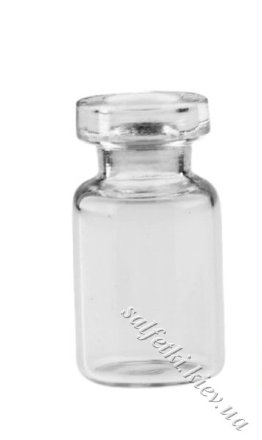 Міні-пляшка зі скла 0,5 мл без пробки