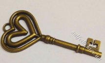 Ключ старовинний №17 (сердечко) бронза