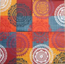 яркие квадраты и розетки (пачка)