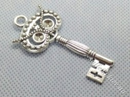 Ключ старовинний №6 (сова) срібло