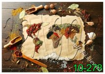 Декупажна карта - карта зі спецій 10-278, формат А4, 60 г/м2