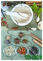 Декупажна карта - спеції 10-284, формат А4, 60 г/м2