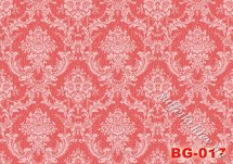 Декупажна карта - фон бароко червоний BG017, формат А4, 60 г/м2