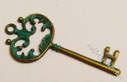 Ключ старовинний №23 бронза з патиною