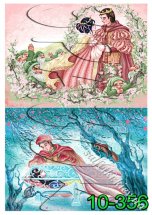 Декупажна карта - чарівні казки 10-356, формат А4, 60 г/м2