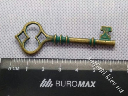 Ключ старовинний №37 бронза з патиною