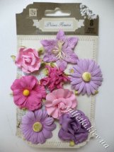 Набор цветов Prima Soubrette - розово-фиолетовые