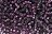 Бисер Preciosa 10/0, № 27060 Прозрачный с серебряной полосой (огонек), Фиолетовый, Круглый 10г.