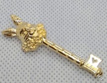 Ключ старовинний №41 (кролик) рожеве золото