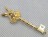 Ключ старовинний №41 (кролик) рожеве золото