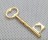 Ключ старовинний №46 рожеве золото