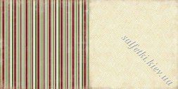 Бумага для скрапбукинга so this is Christmas - Christmas Stripes