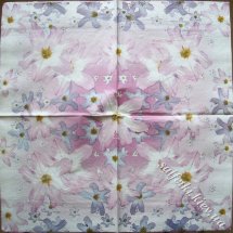 Серветка ніжні квіти 33 х 33 см (ТС0035)