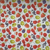Серветка різні ягоди 33 х 33 см (ТС0038)