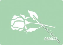 Трафарет самоклеючий Бутон рози арт. 060032
