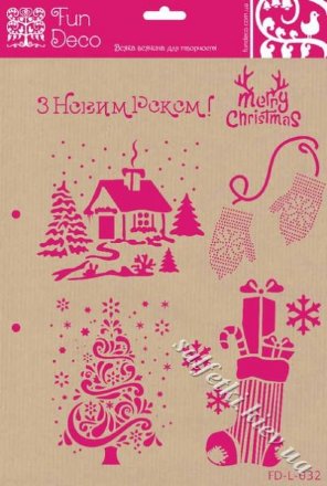 Трафарет Fun Deco Зимушка