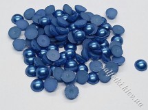Напівбусини сині перламутрові 6 мм (100 шт)