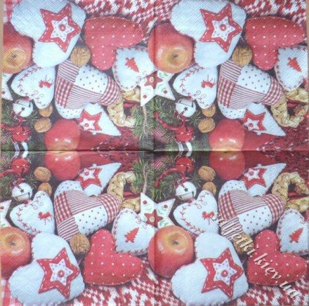 Серветка Christmas. Heart. Pillows 33 х 33 см (ТС3957)
