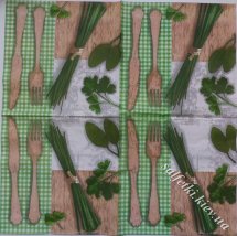 кухонная с зеленью