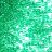 Бісер Preciosa 10/0, № 08358 Прозорий з кольоровою смужкою всередині, Зелений, Круглий 10г.