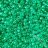 Бісер Preciosa 10/0, № 08358 Прозорий з кольоровою смужкою всередині, Зелений, Круглий 10г.